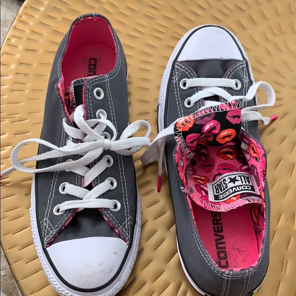 Grey and pink